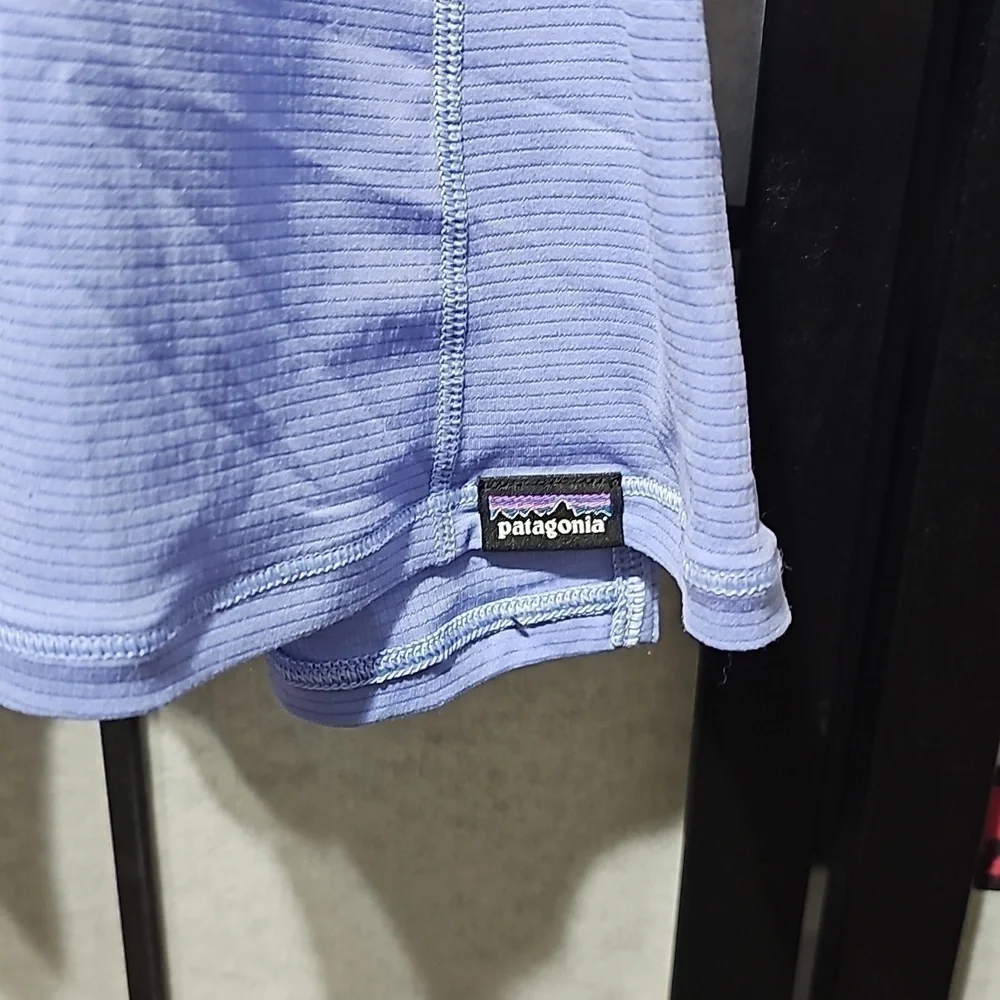 Patagonia Purple Sleeveless Scoop Neck Tank